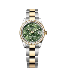 Alternative view of Rolex Datejust m278383-0031/0032 31mm Green Floral Dial Oyster Bracelet
