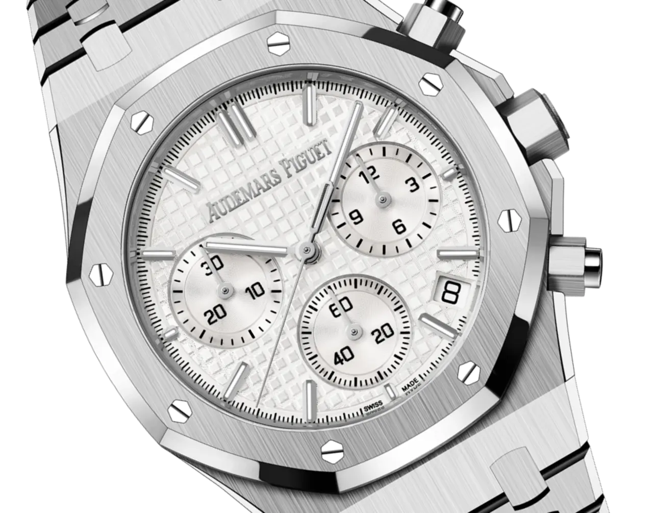 Audemars Piguet ROYAL OAK Silver-Toned Dial CHRONOGRAPH 41mm 26240ST.OO.132ST.03 - Image 2