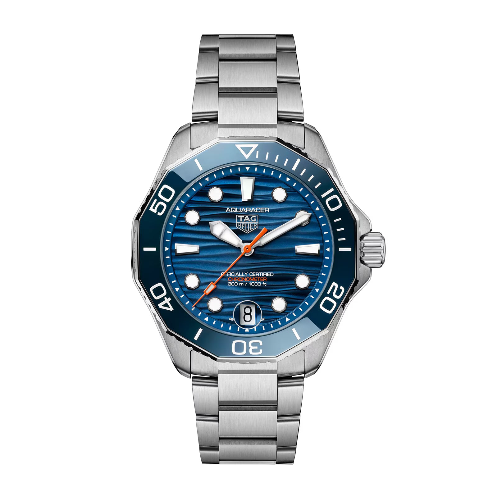 TAG Heuer Aquaracer Professional 300 Date 42mm Mens Watch Blue WBP5111.BA0013