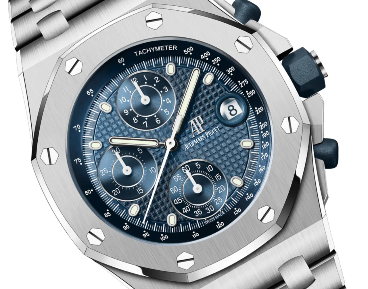 Audemars Piguet OFFSHORE Blue Dial CHRONOGRAPH 42mm 26238ST.OO.2000ST.01 - Image 2