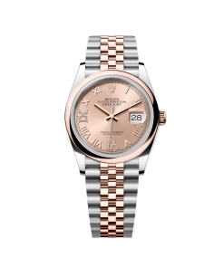 Rolex Datejust 126201 Rosé 36mm Dial Oyster Bracelet Watch