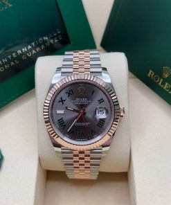 Alternative view of Rolex Datejust 41mm 126331 Oyster Band Steel and Everose Gold Men’s Watch