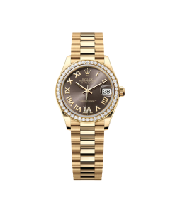 Rolex Datejust m278288RBR-0026 Dark Grey 31mm Dial President Bracelet Watch