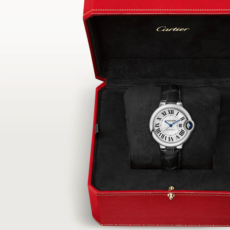 Cartier BALLON BLEU Alligator Strap 33mm - Image 3