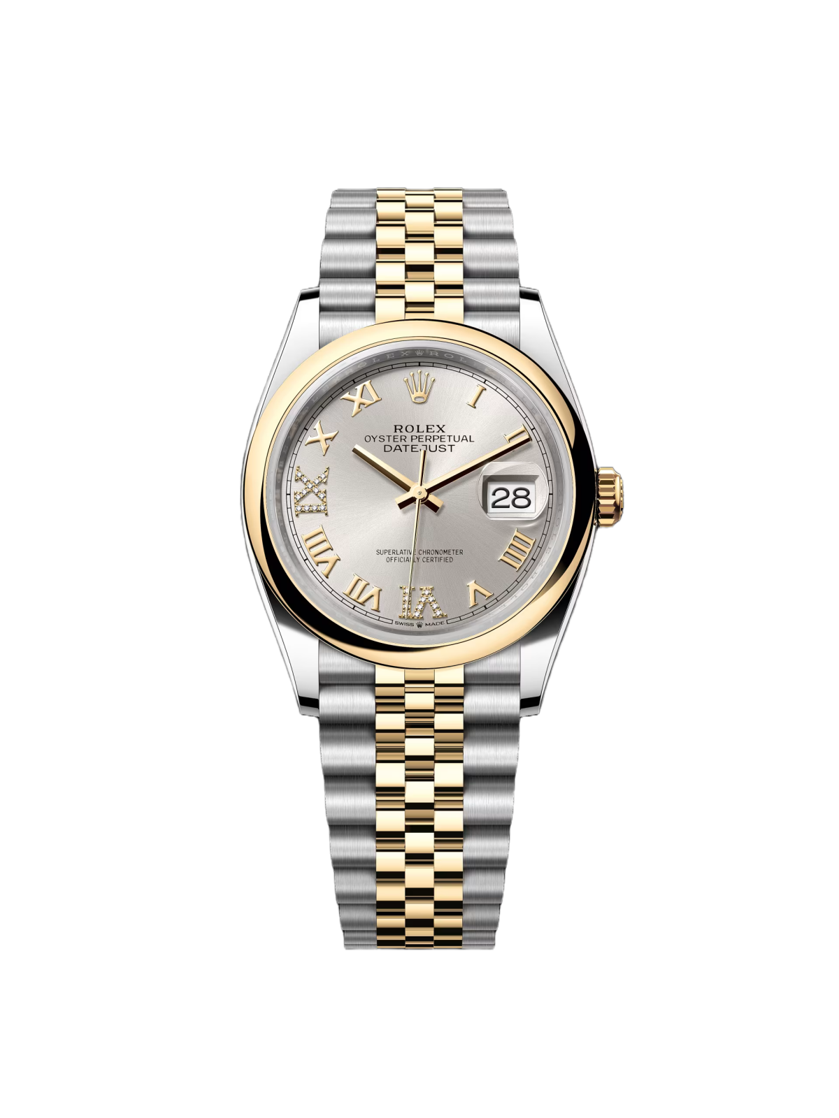 Rolex Datejust 126203 Silver Roman Dial 36mm Domed Bezel - Image 2