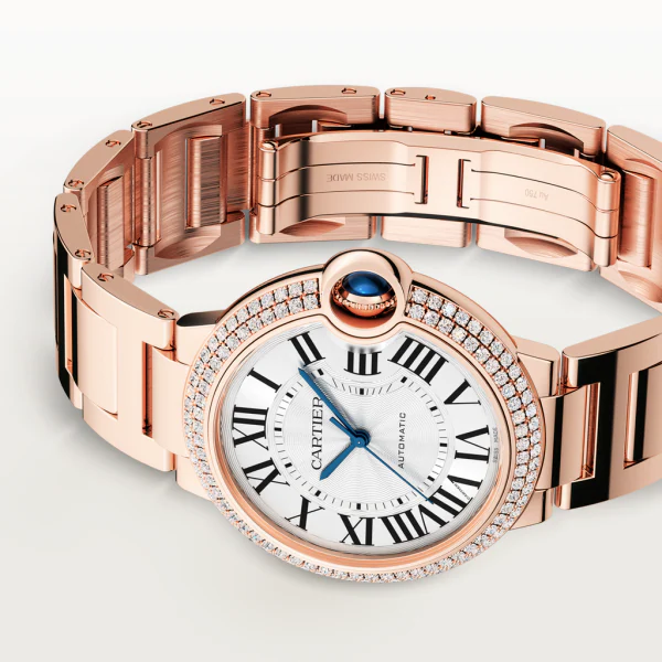 Cartier BALLON BLEU Diamond Rose Gold 36mm-9278 - Image 6