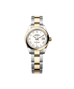 Rolex Lady-Datejust 28mm  279163 White Roman Dial Oyster Bracelet