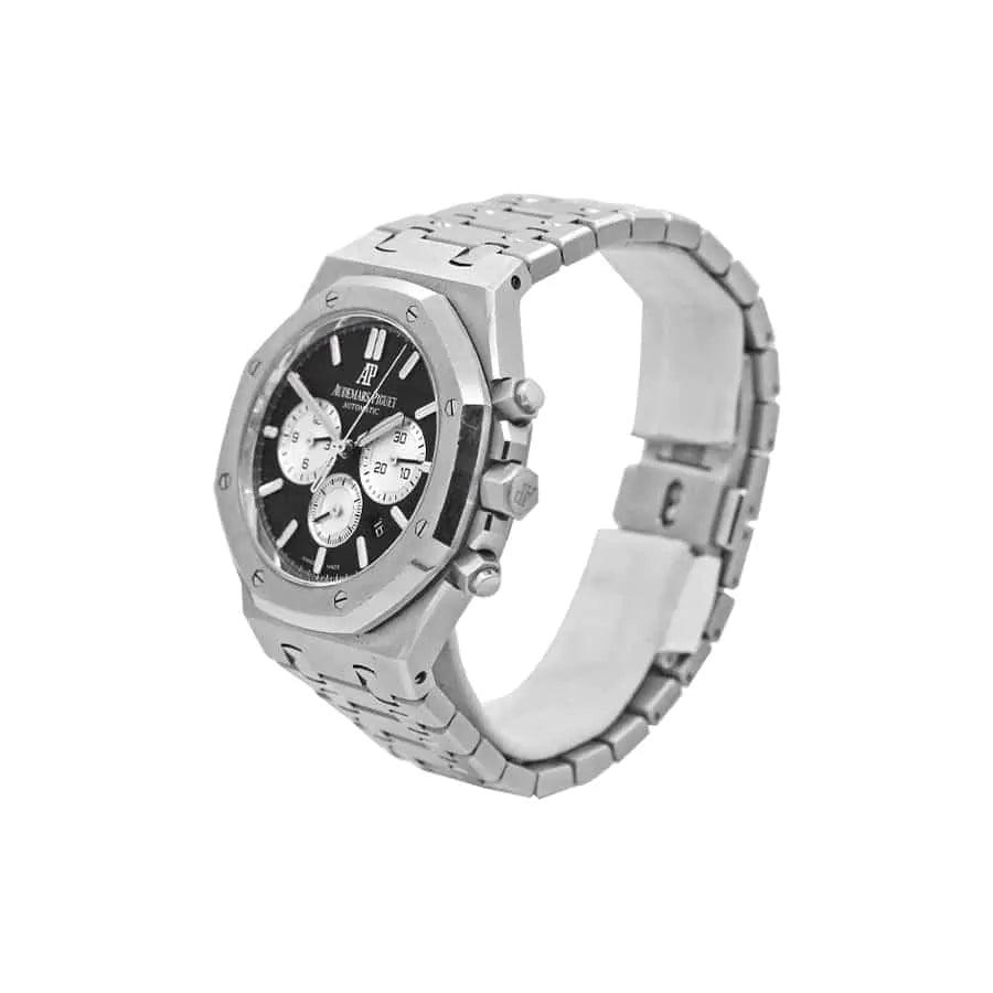 Audemars Piguet Royal Oak Chronograph Watch-Black Dial 41mm - Image 3