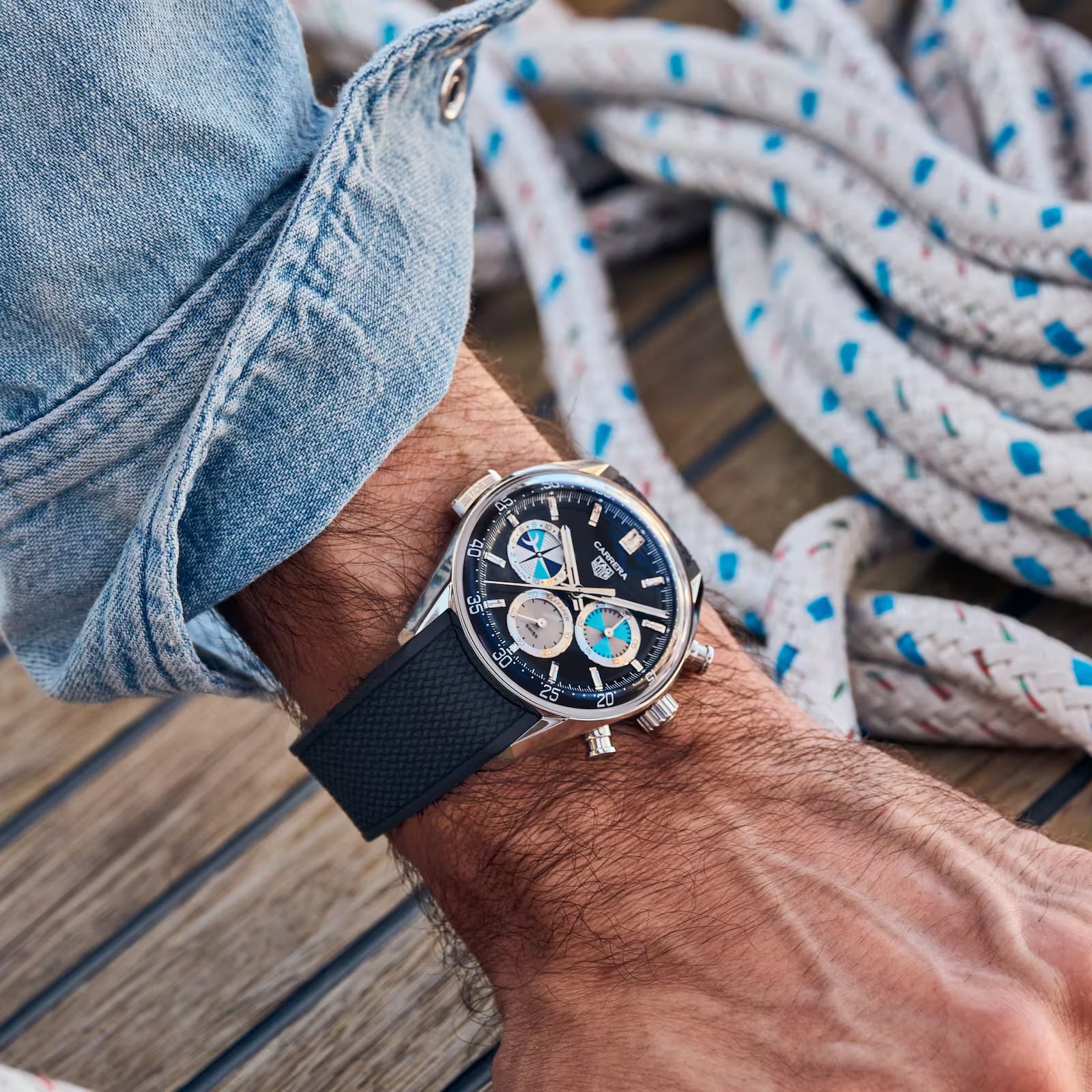 TAG Heuer Carrera Chronograph Seafarer x Hodinkee Automatic 42mm CBS2014.FT6293 - Image 10
