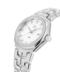 Alternative view of TAG Heuer Link Date Diamond Bezel Ladies Watch 32mm WBC1316.BA0600