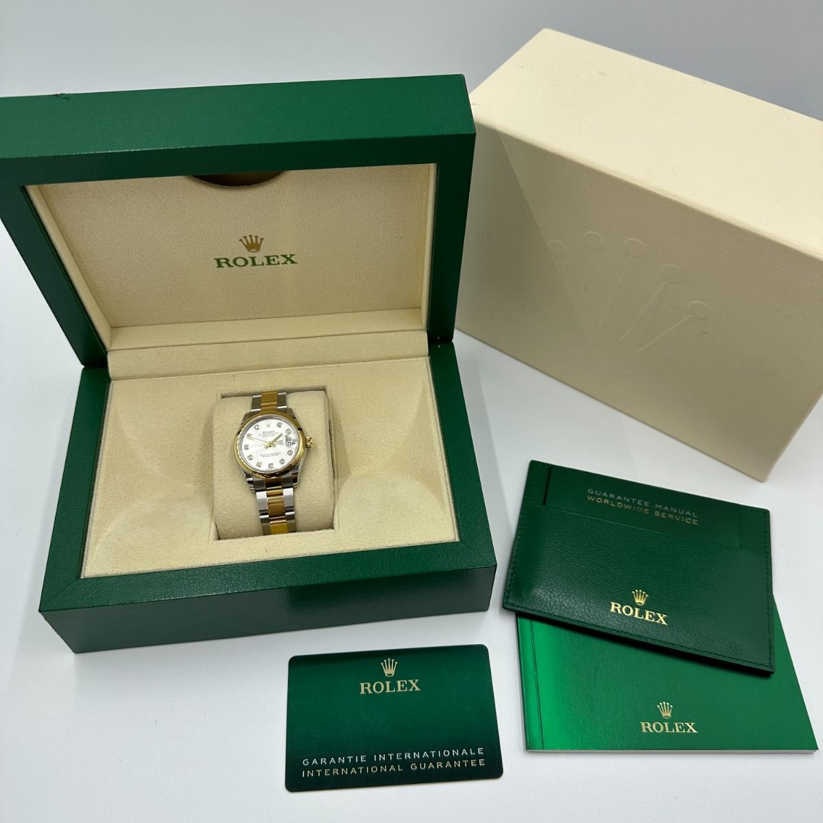 Rolex Datejust m278243-0019/0020 31mm Silver Dial Yellow Rolesor Oyster Watch - Image 6