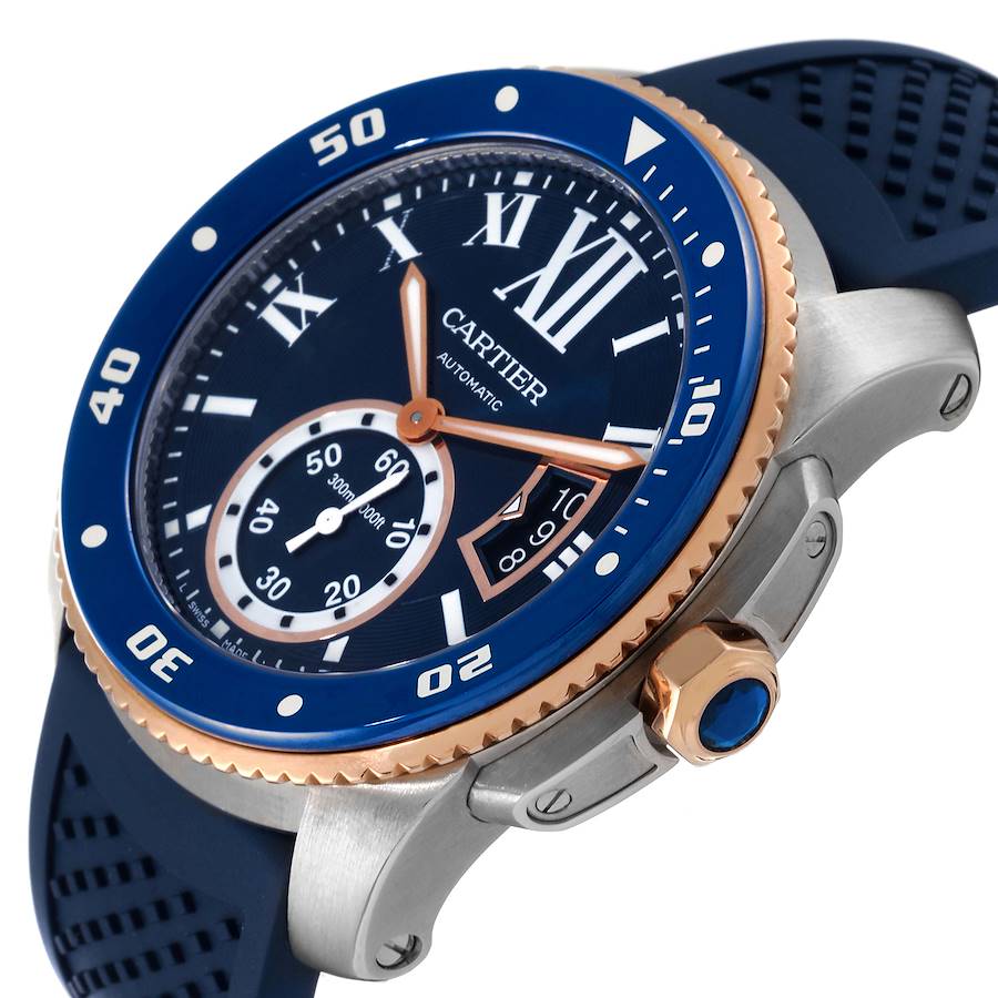 Cartier CALIBRE ROSE GOLD MIX BLUE 42mm - Image 5