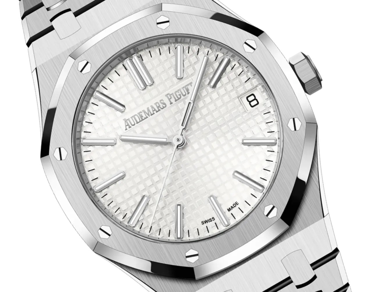 Audemars Piguet ROYAL OAK Silver-Toned Dial 41mm - Image 4