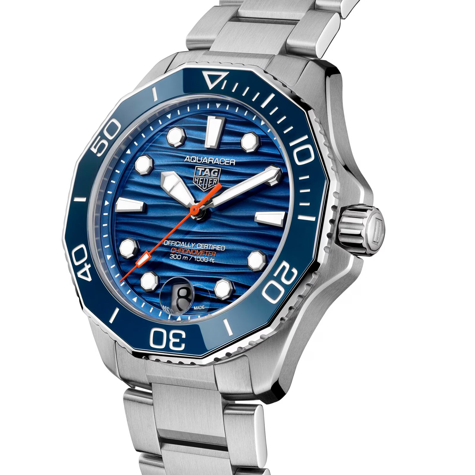 TAG Heuer Aquaracer Professional 300 Date 42mm Mens Watch Blue WBP5111.BA0013 - Image 3