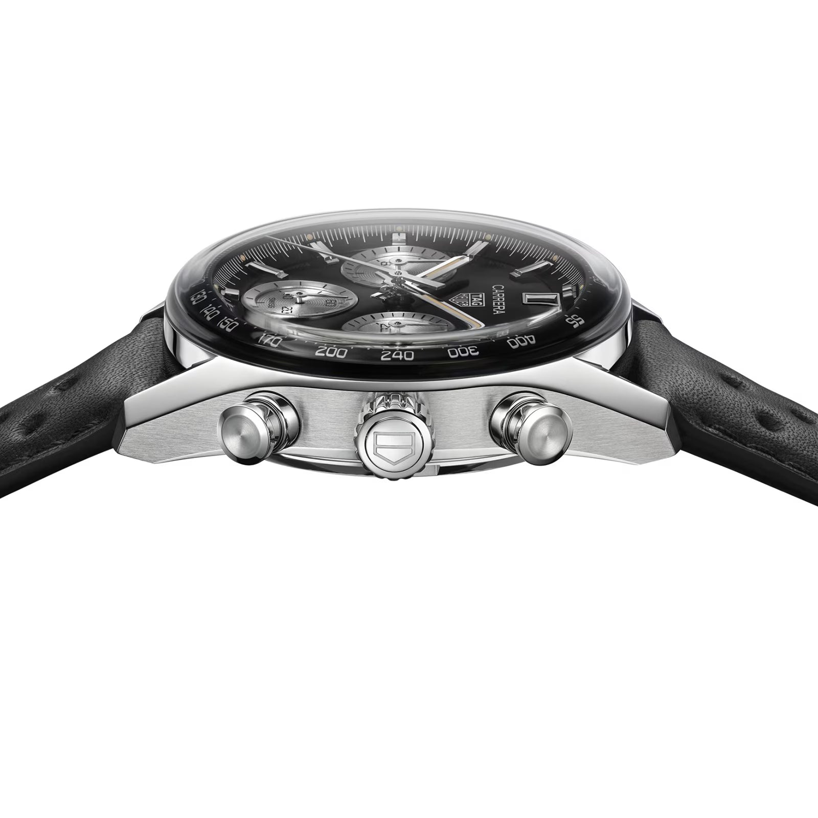 TAG Heuer Carrera Chronograph 39mm Mens Watch Black CBS2210.FC6534 - Image 5