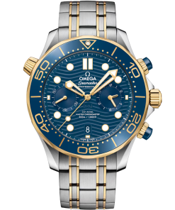 Omega Seamaster Diver 300M 44mm Blue Dial Stainless Steel and 18k Yellow Gold Bracelet 210.20.44.51.03.001