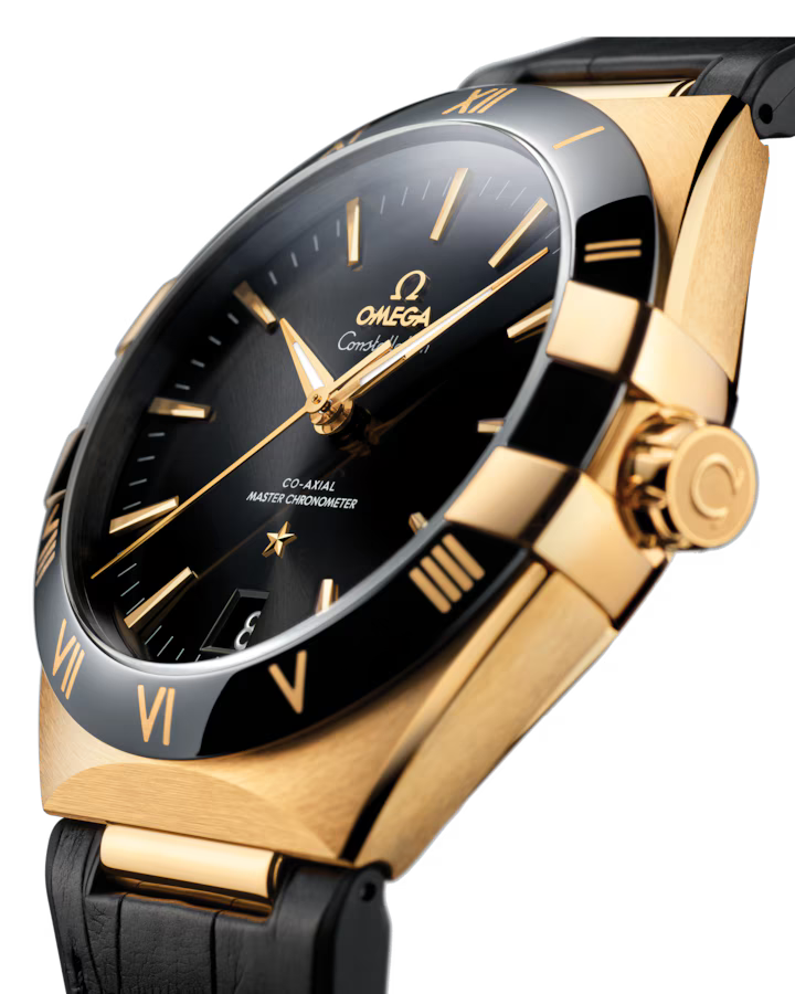 Omega Constellation Gents' Selection 41mm Black Dial 18k Yellow Gold Strap 131.63.41.21.01.001 - Image 3