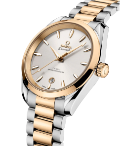 Alternative view of OMEGA Seamaster Aqua Terra 41 mm Atlantic blue Dial Stainless Steel and Sedna�?18k Yellow Gold Bracelet 220.20.38.20.02.002