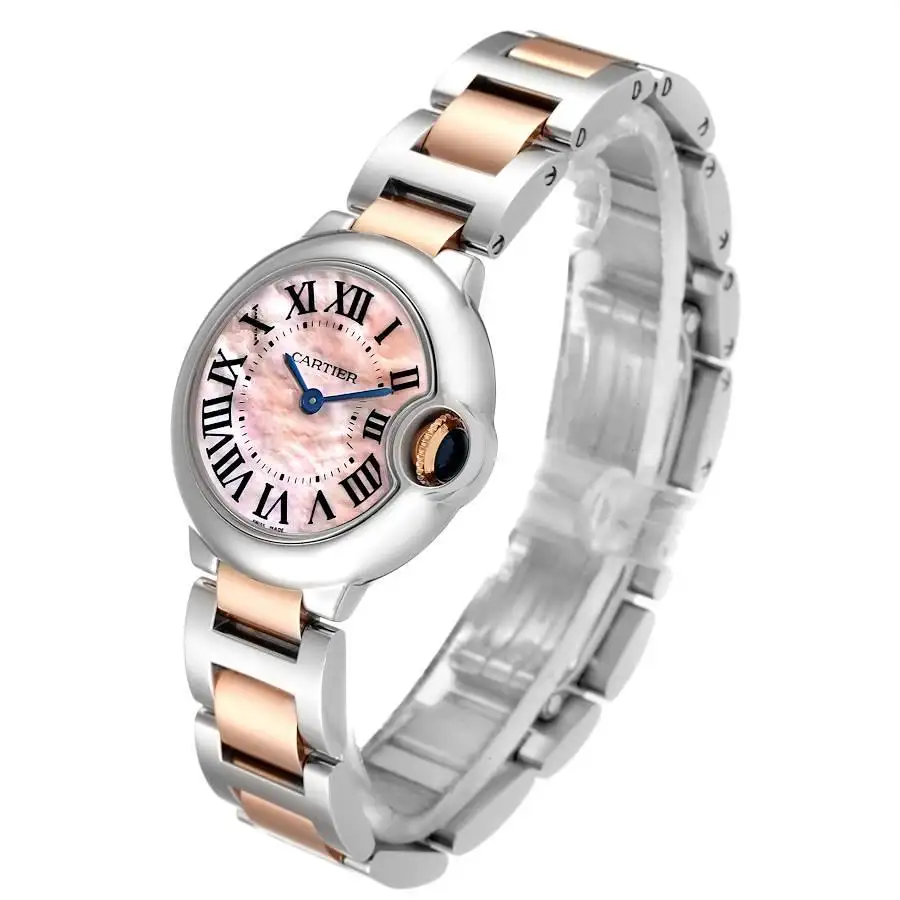 Cartier BALLON BLEU Pink Mother of Pearl Dial 28mm - Image 4