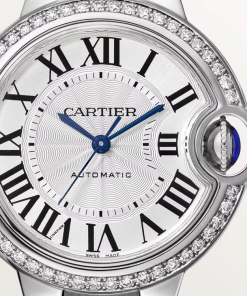 Alternative view of Cartier BALLON BLEU Diamond Bezel 33mm