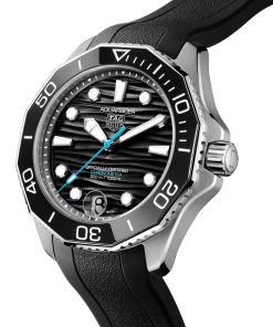 Alternative view of TAG Heuer Aquaracer Professional 300 Date 42mm Mens Watch Black Rubber WBP5110.FT6257