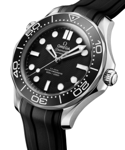 Alternative view of Omega Seamaster Diver 300M Black Rubber Strap Men's Watch 42mm 210.32.42.20.01.003