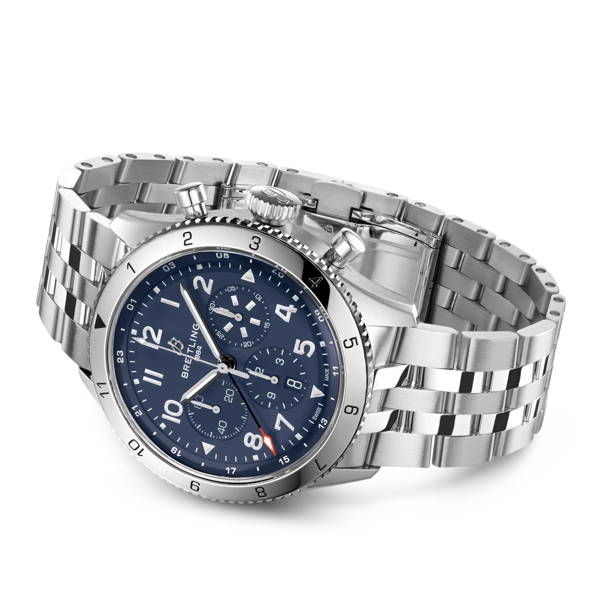 Breitling Classic AVI Super AVI B04 Chronograph GMT 46mm Tribute to Vought F4U Corsair AB04451A1C1A1 - Image 3