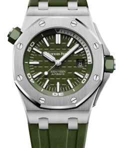 Audemars Piguet OFFSHORE DIVER Khaki Dial 42mm 15710ST.OO.A052CA.01